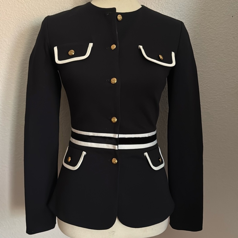 Madderson London Black/White Jacket UK 6 / US 2
